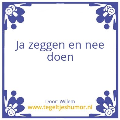Tegeltje: Verandertips