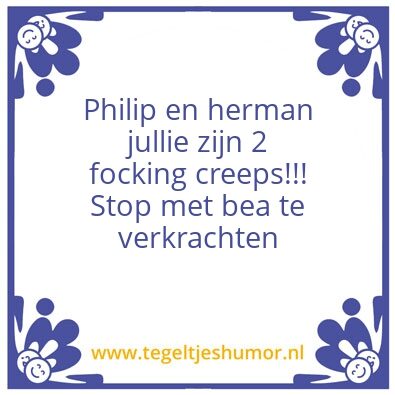 Tegeltje: Creeps
