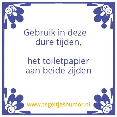 Tegeltje: wc
