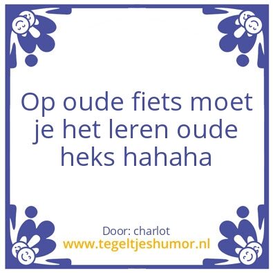 Tegeltje: charlot