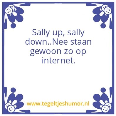 Tegeltje: .