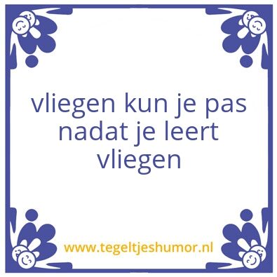 Tegeltje: vliegtuug