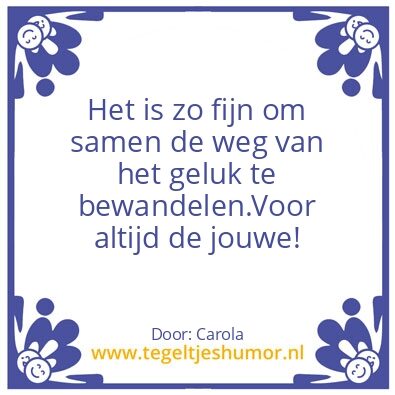 Tegeltje: Lieve Jeroen,