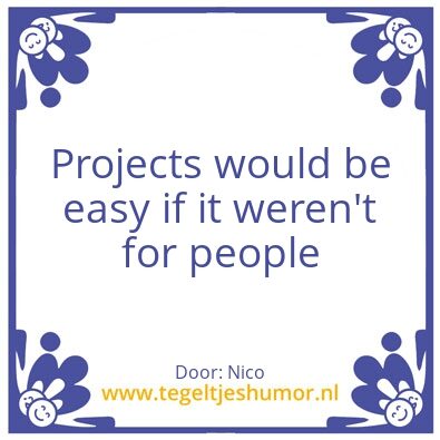 Tegeltje: Project easy