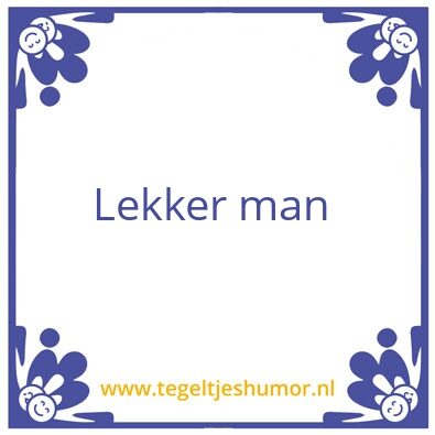 Tegeltje: Bla