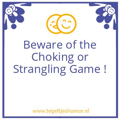 Tegeltje: Danger !