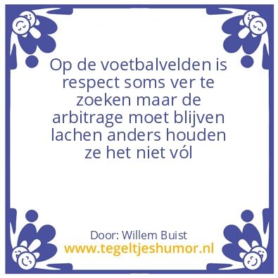 Tegeltje: Respect