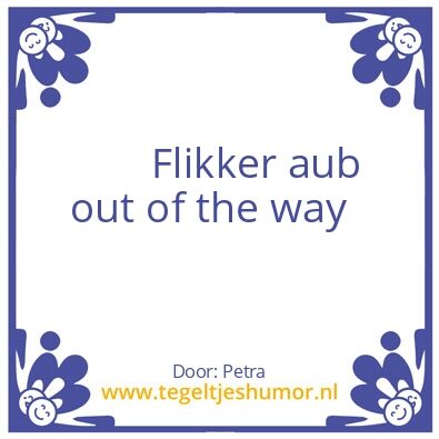 Tegeltje: Mug