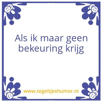 Tegeltje: .