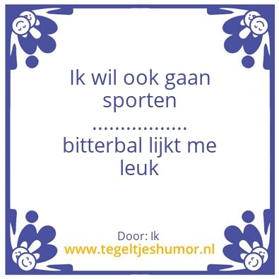 Tegeltje: Bitterballen