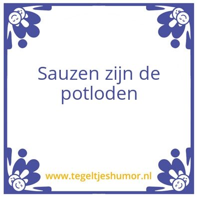 Tegeltje: Aardappels zijn de kleurplaat
