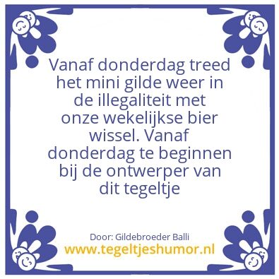 Tegeltje: 3..2..1..on