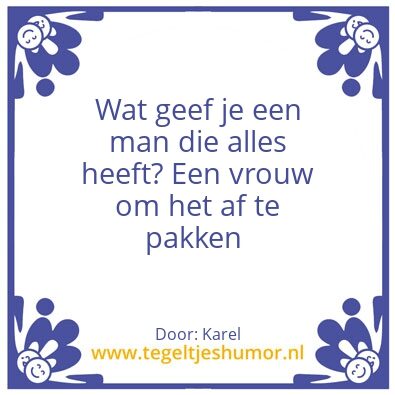 Tegeltje: Vrouwen humor