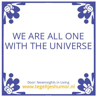 Tegeltje: Newinsights in Living