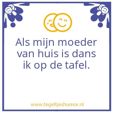 Tegeltje: moeder