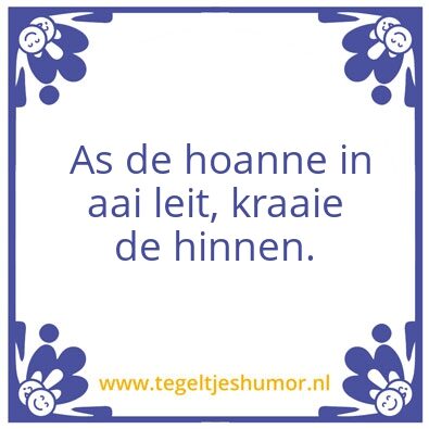 Tegeltje: hoanne