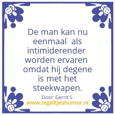 Tegeltje: Ik ben Gerrit.
