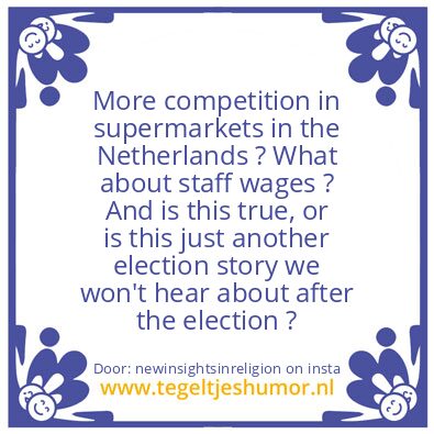 Tegeltje: competition in supermarkets