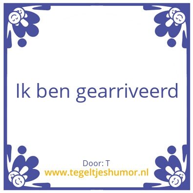 Tegeltje: T