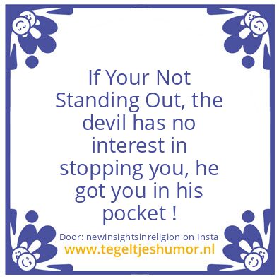 Tegeltje: I’ll spill the beans for you !