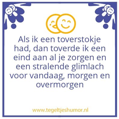 Tegeltje: Toveren