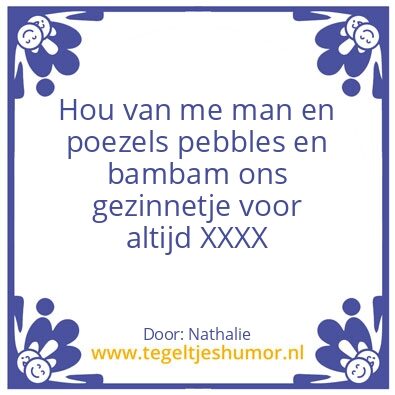 Tegeltje: Nathalie