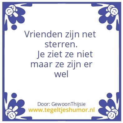 Tegeltje: Sterren