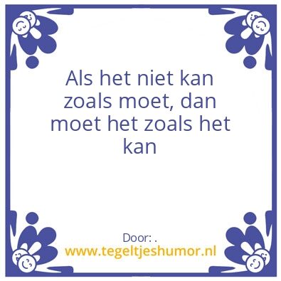 Tegeltje: .