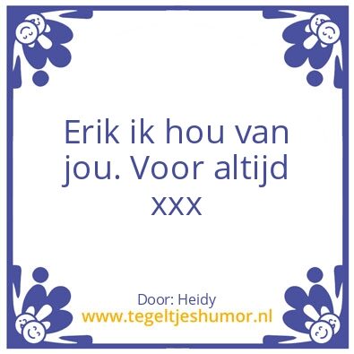Tegeltje: Liefde
