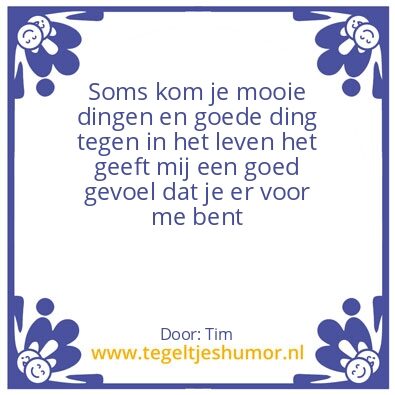 Tegeltje: Gevoel