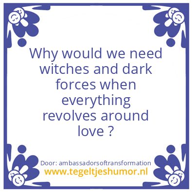 Tegeltje: Everything Revolves Around …
