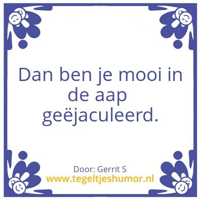 Tegeltje: Ik ben Gerrit