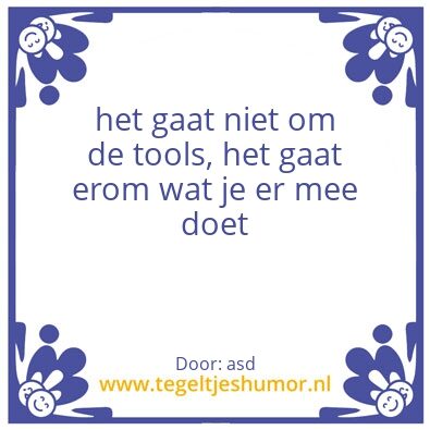 Tegeltje: asd