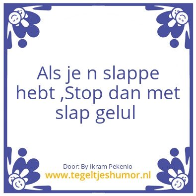 Tegeltje: Lul