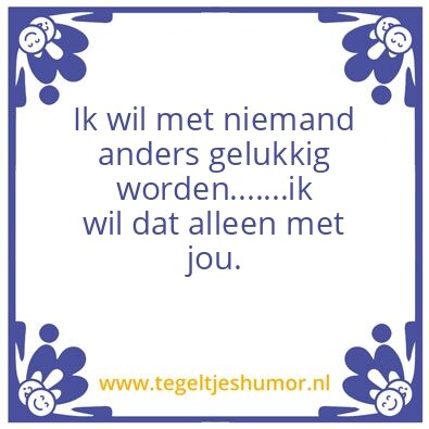 Tegeltje: Geluk