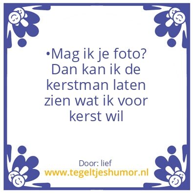 Tegeltje: kerst