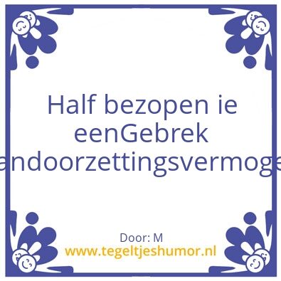 Tegeltje: Tegel