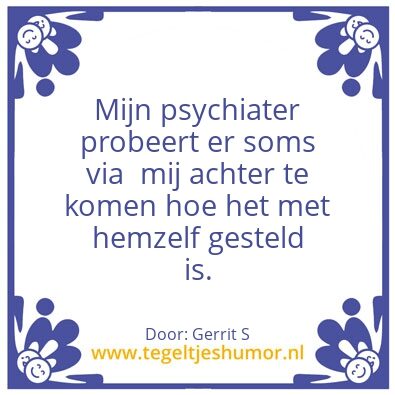 Tegeltje: Ik ben Gerrit