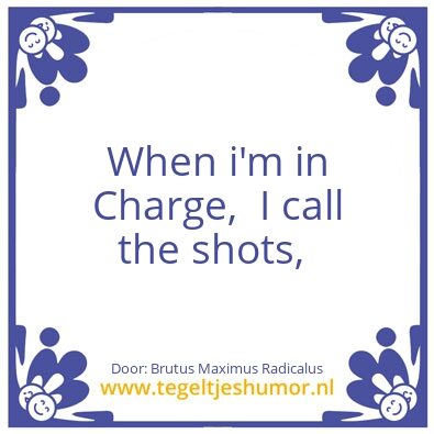 Tegeltje: If Pal gives a call