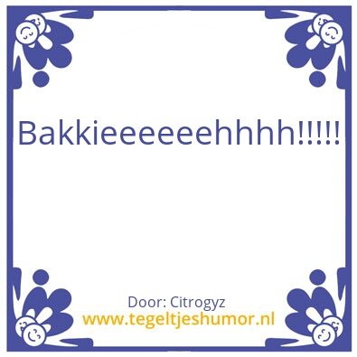 Tegeltje: Citrogyz