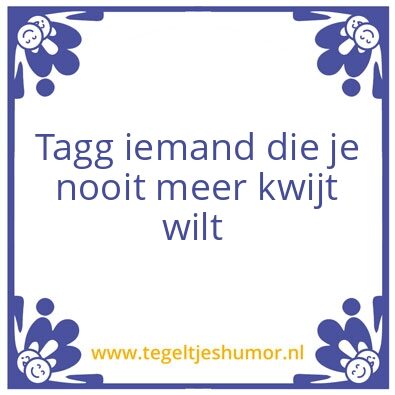 Tegeltje: Love