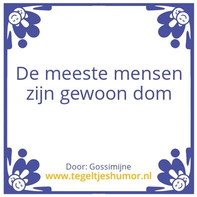 Tegeltje: Gossimijne