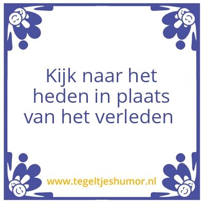 Tegeltje: optimisme