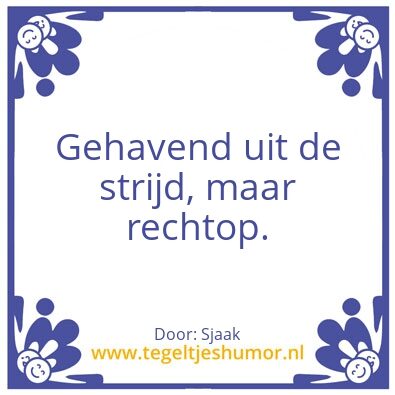 Tegeltje: Strijd