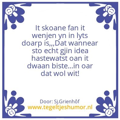 Tegeltje: Tegeltje