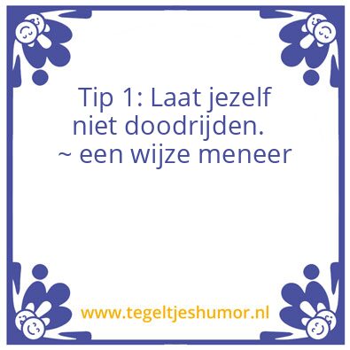 Tegeltje: Tip1
