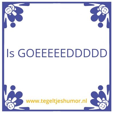 Tegeltje: Finn’s uitspraken