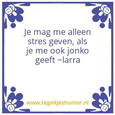 Tegeltje: Larra