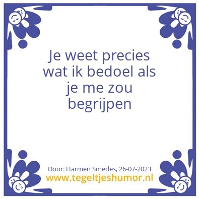 Tegeltje: Tegel