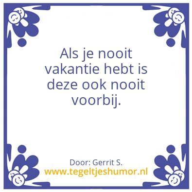 Tegeltje: Ik ben Gerrit.